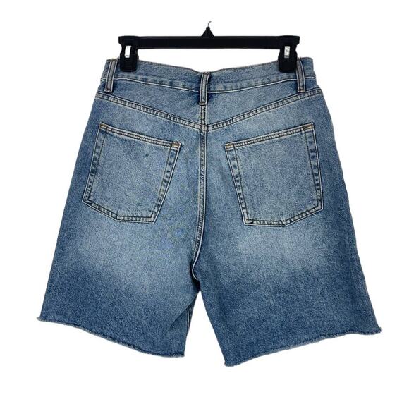 Lovers + Friends shorts blue Devon high rise 90's cut off - Picture 2 of 3